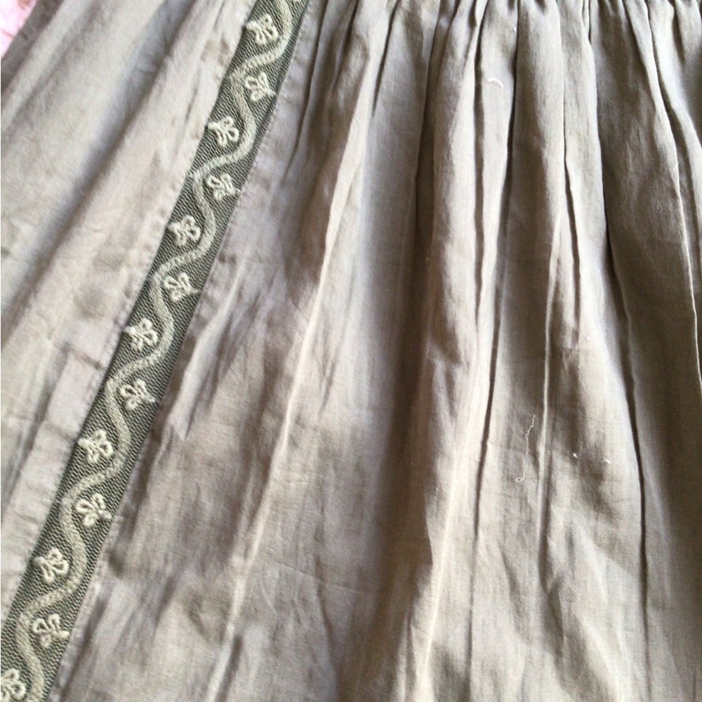 NEW ! SEE LISTING Rare Free People Boho Olive Green Maxi Dress - Picture 9 of 10
